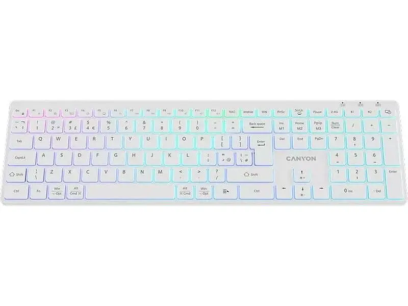 Клавіатура Canyon CNS-HBTK11W - фото 4