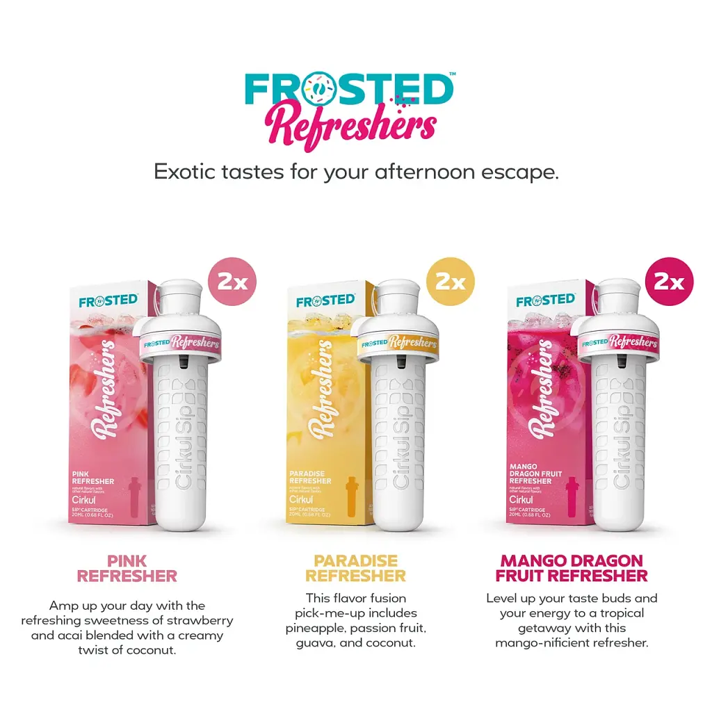 Набір картриджів для напоїв Cirkul Frosted Refreshers Variety Drink Mix Cartridges 6 шт - фото 3