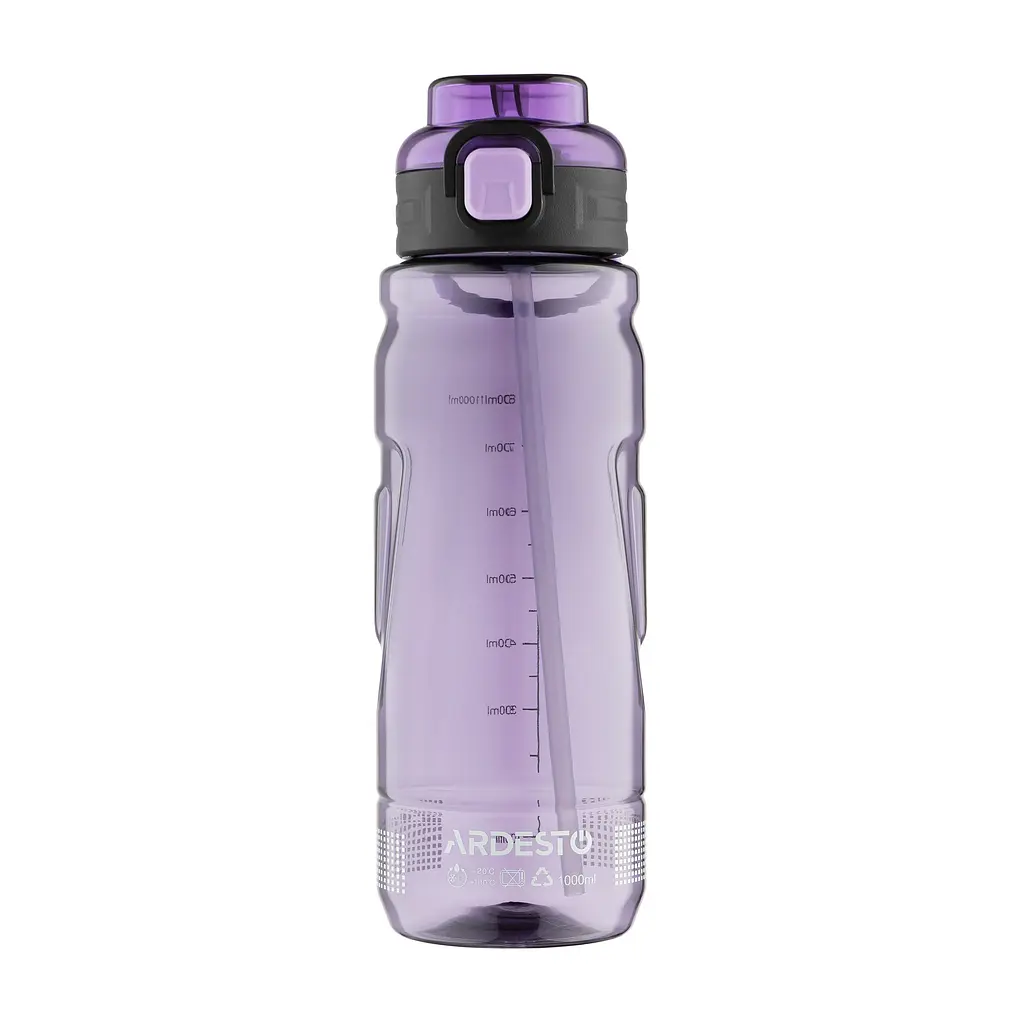 Бутылка для воды Ardesto Sport 1000 мл фиолетовая (AR2210EV) - фото 3