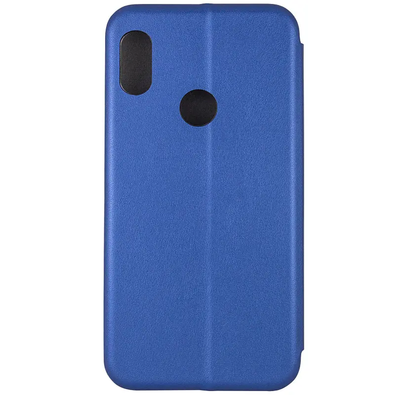 Кожаный чехол-книга Classy для Xiaomi Redmi Note 5 Pro / Note 5 (DC) Синий - фото 3