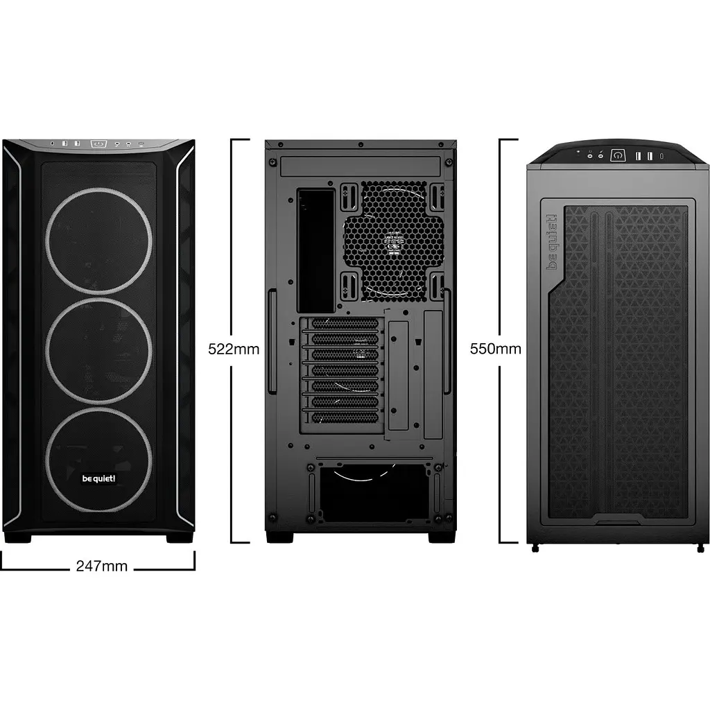 Корпус be quiet! Shadow Base 800 FX Black [BGW63] [134590] - фото 10