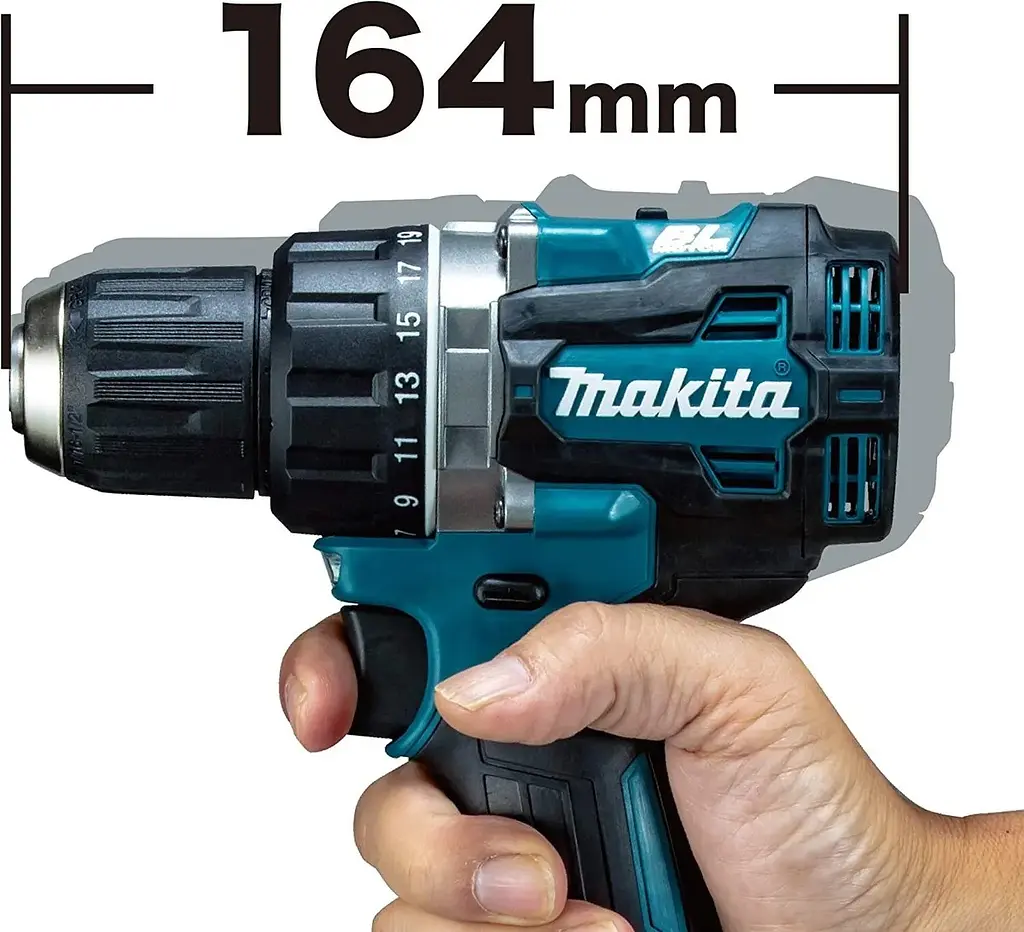 Шурупокрут-дриль акумуляторний Makita DF002GZ (64 Нм, 1.5-13 мм, BL, XGT, без акумуляторів та зарядного пристрою) - фото 8