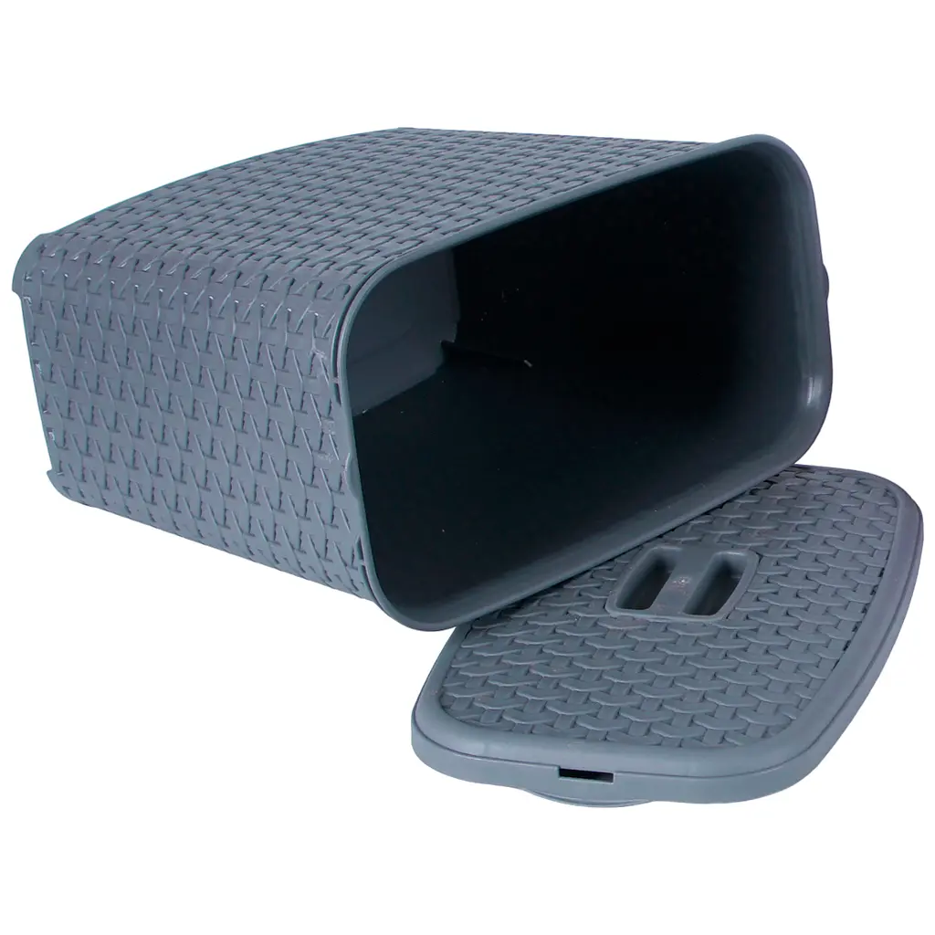 Кошик Diomedea з кришкою сіро-блакитний 6 л (К7-121) - фото 4