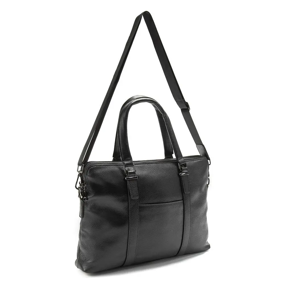 Ділова чоловіча шкіряна сумка Tiding Bag M56-9119A - фото 3