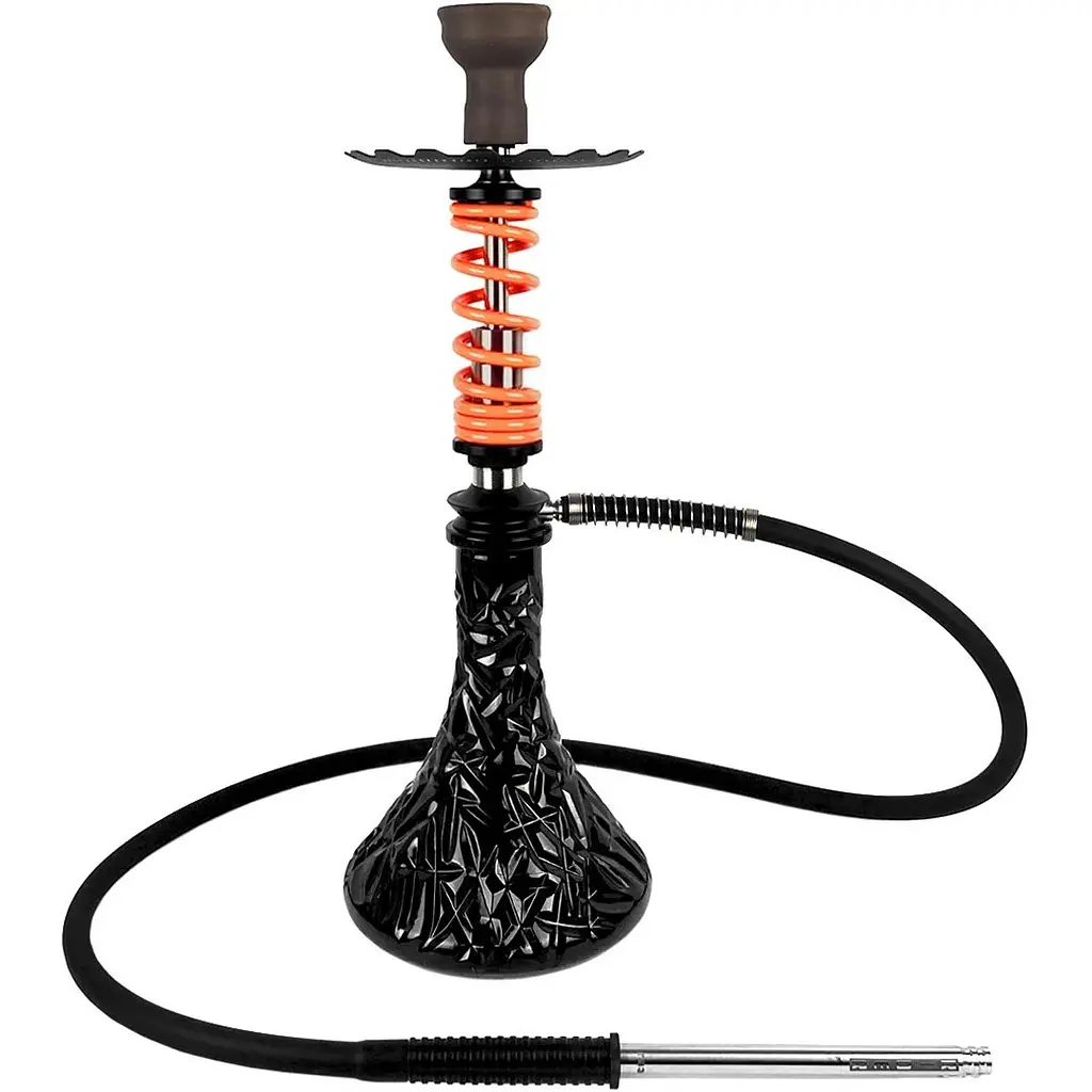 Кальян Trumpet Hookah Rider S Orange (колба Crystal Black) - фото 2
