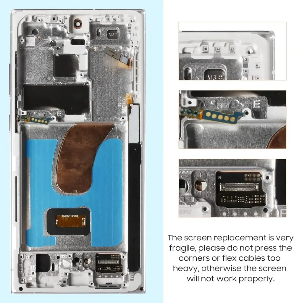 Заміна екрана для РК-дисплея Samsung S23 Ultra SM-S918U S918W, Amazon, Німеччина - фото 8