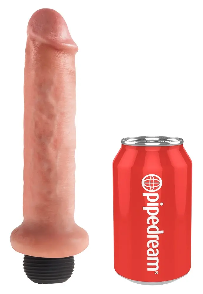 Фалоімітатор King Cock Squirting Cock 21.6 см тілесний - фото 2