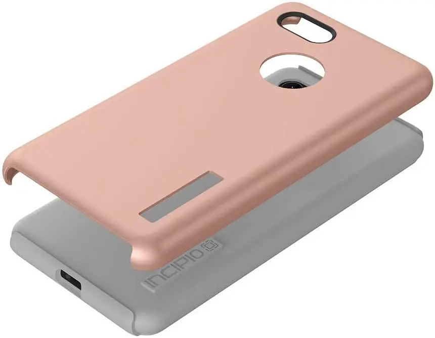 Протиударний двошаровий чохол Incipio DualPro для Google Pixel 3 (5.5") Metallic Rose Gold Gray - фото 9