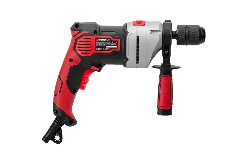 Дрель ударная электрическая Intertool WT-0119 900 Вт - фото 4