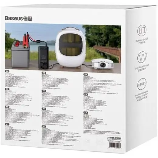 Автомобільний інвертор Baseus Super Si Power Inverter 500W [CGNB000101] [72165] - фото 8