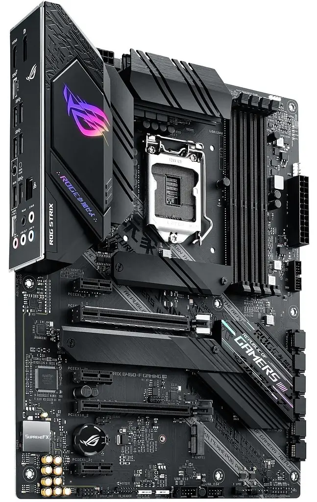 Материнская плата ASUS Rog Strix B460-F Gaming (Rog Strix B460-F Gaming) (Socket 1200, Intel B460, ATX) Б/у - фото 2