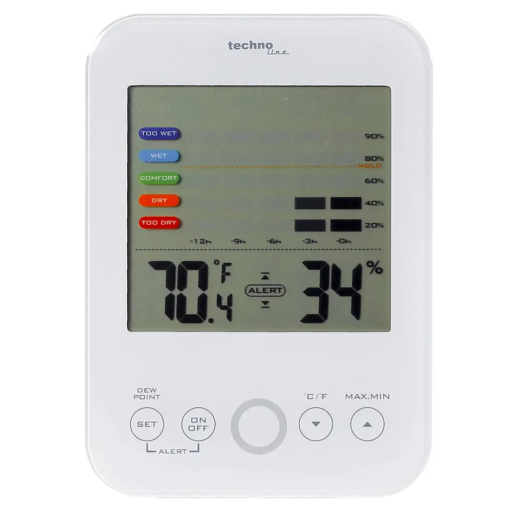 Термогігрометр Technoline WS9422 White (WS9422), Білий - фото 4
