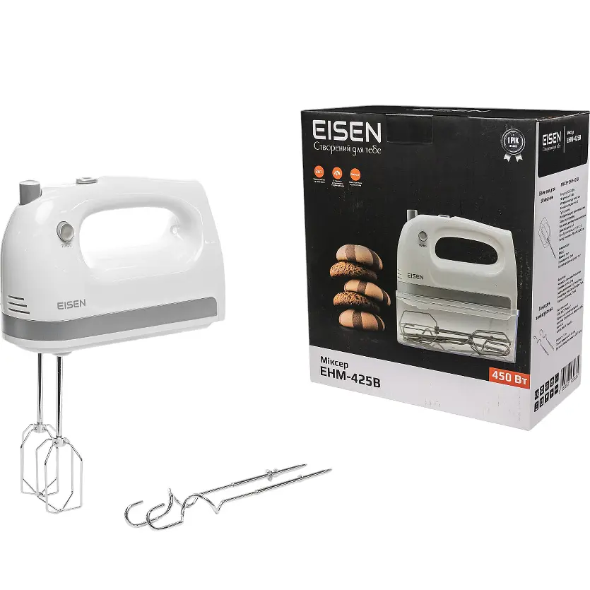Миксер Eisen EHM-425B с контейнером белый (EHM-425B) - фото 8