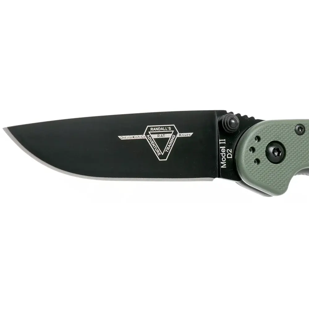 Ніж Ontario Knife RAT II D2 BB OD Green - фото 3