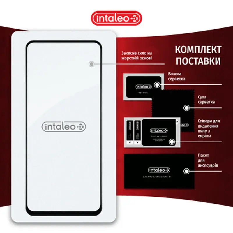 Скло захисне Intaleo Full Glue Xiaomi Redmi 12 (1283126573231) - фото 7
