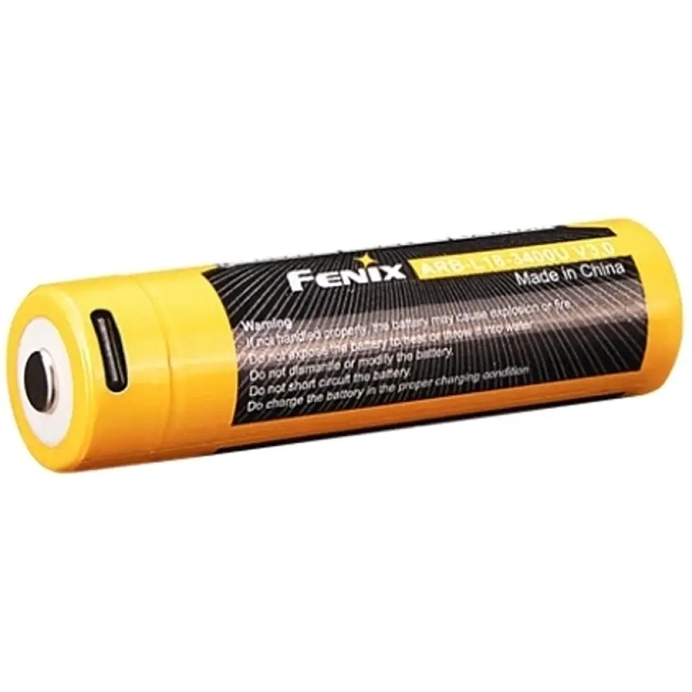 Акумуляторна батарея Fenix ARB-L18-3400U-V30 18650 3400 mAh Type-C - фото 2