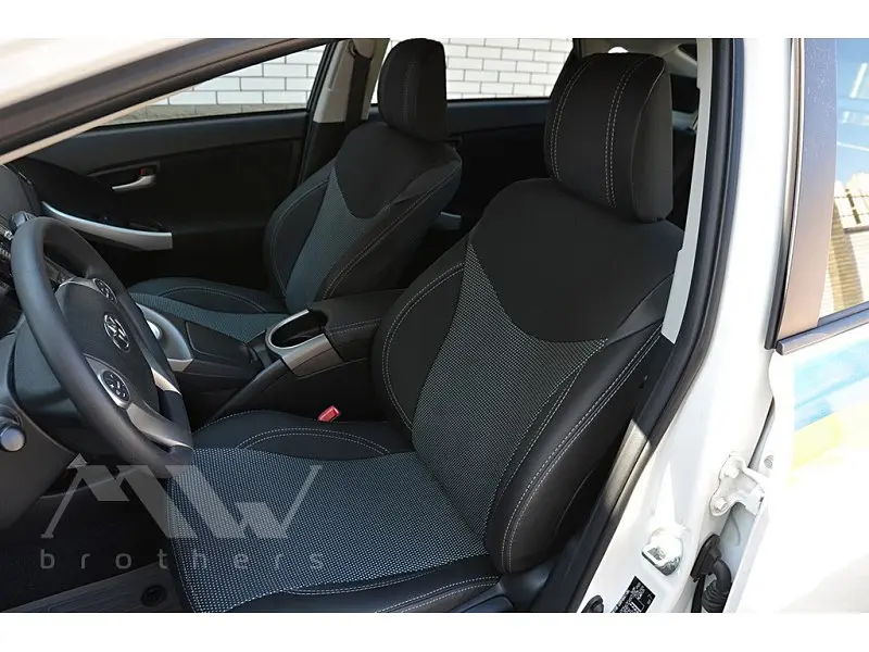 Авточохли модельні MW Brothers для Toyota Prius c 2009 - фото 4