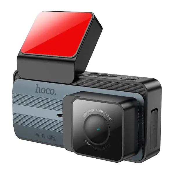 Відеореєстратор Hoco DV12 із задньою камерою (GPS, WiFi, 2K, 3,69" дисплей, паркувальний режим, циклічний запис, microSD, G-сенсор, нічний режим) - фото 3
