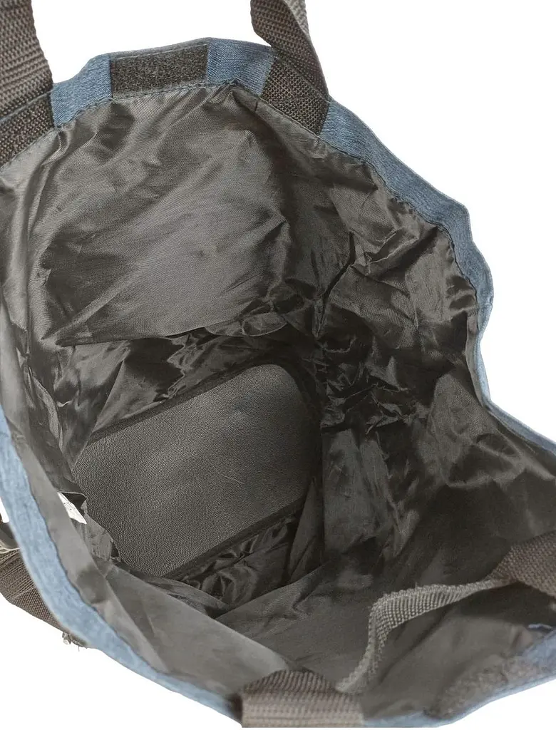 Велосумка на багажник, сумка для покупок 2 в 1, 18 л Walfort синя - фото 7