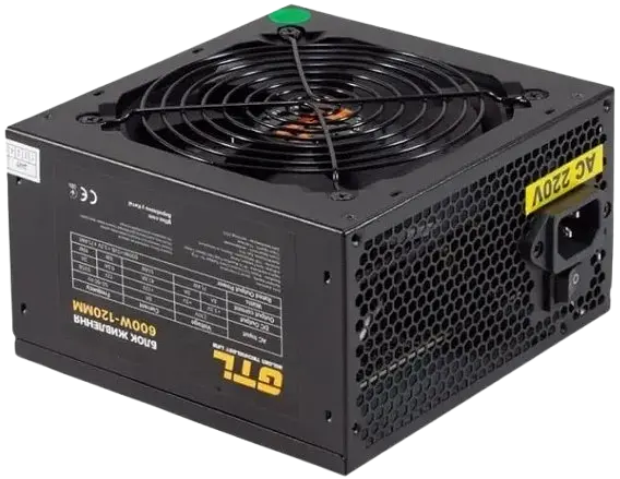 Блок живлення GTL Gaming Star 600W (GTLGS600BK) - фото 4