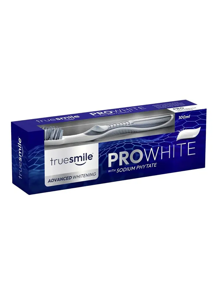 Зубна паста Truesmile Pro White відбілююча з фітатом натрію 100 мл + щітка