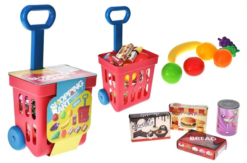 Набір супермаркету XG2009 з візком р.36, 1x19, 7x14, 7 см YG Toys