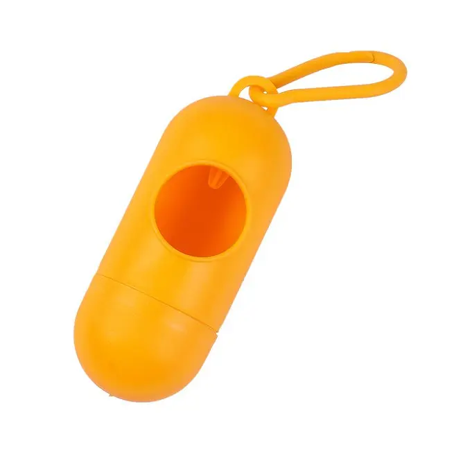 Диспенсер для пакетів Plastic Dog Poop Bag Dispenser помаранчевий 10 х 4 см