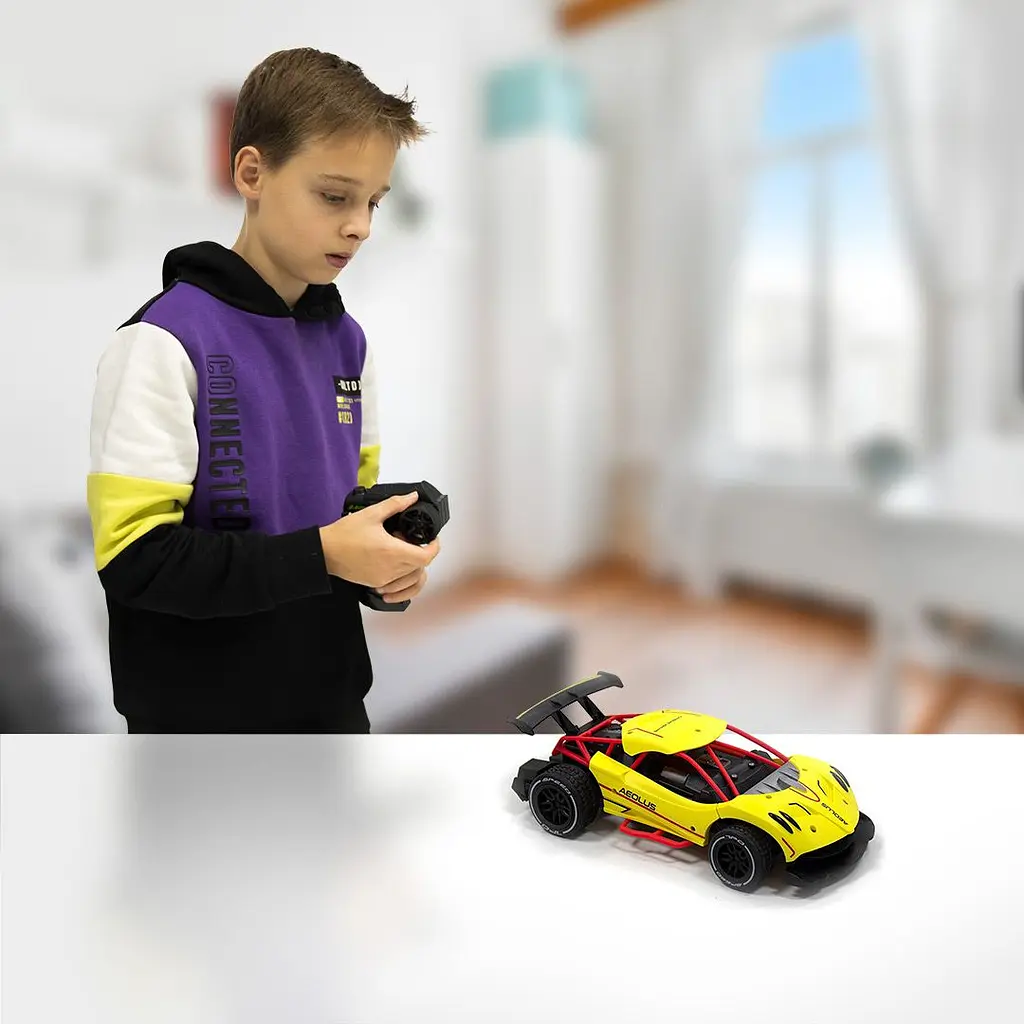 Машинка на радіокеруванні Sulong Toys 1:16 Speed Racing Drift Aeolus Yellow (SL-284RHY) [114171] - фото 10