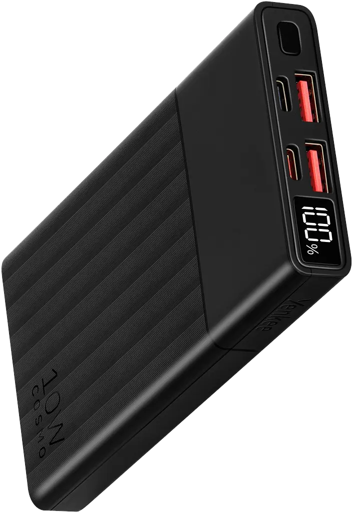 Портативний зарядний пристрій YPB 1031 - 10000 mAh PD20W + QC22.5W Black Yenkee teh0027058 - фото 2