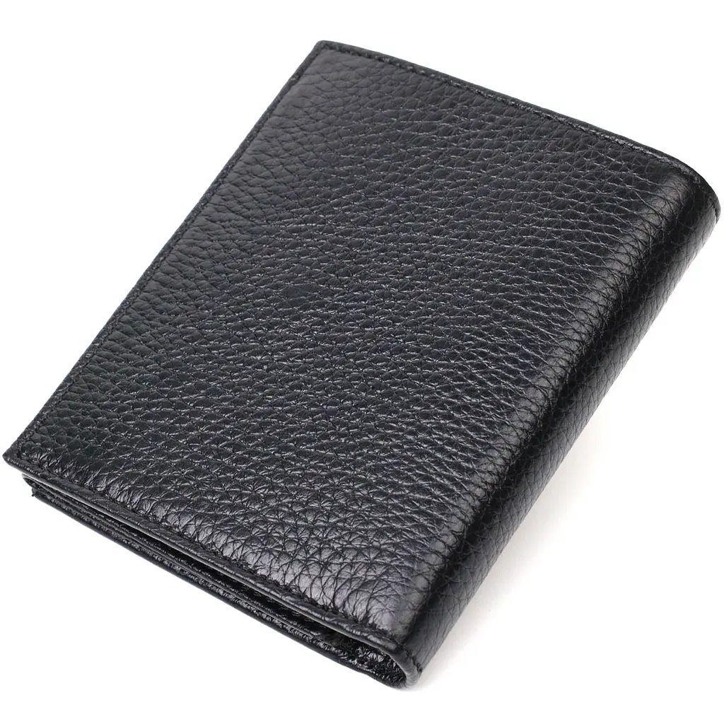 Кожаный мужской кошелек Bond 9.5х11.5х1 см acs0026905 - фото 2