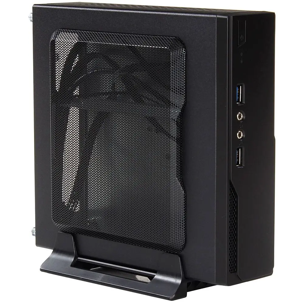 Корпус Casecom M300-2U3 90W 2xUSB3.0 mini-ITX, VESA, Black (M300-90) - фото 4