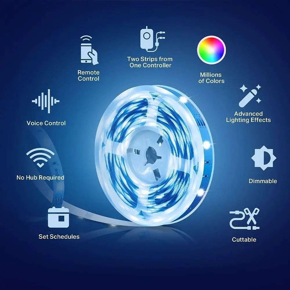 Розумна Wi-Fi стрічка TP-LINK TAPO L900-10 - фото 2