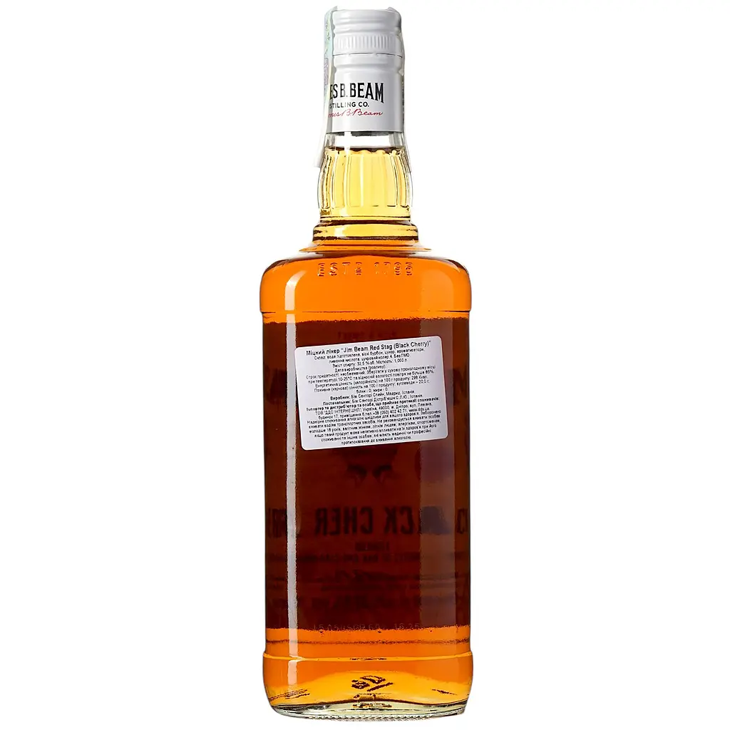 Лікер Jim Beam Red Stag Black Cherry 32.5% 1 л - фото 4