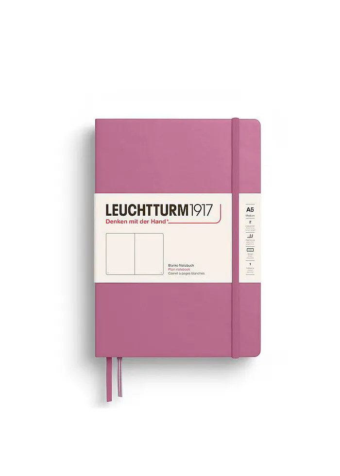 Блокнот Leuchtturm1917 Середній Dusty Rose Чисті аркуші (372184) - фото 6