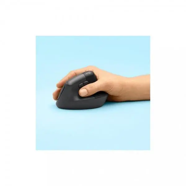 Миша Logitech Lift Vertical Ergonomic Mouse Graphite (910-006473) - фото 2