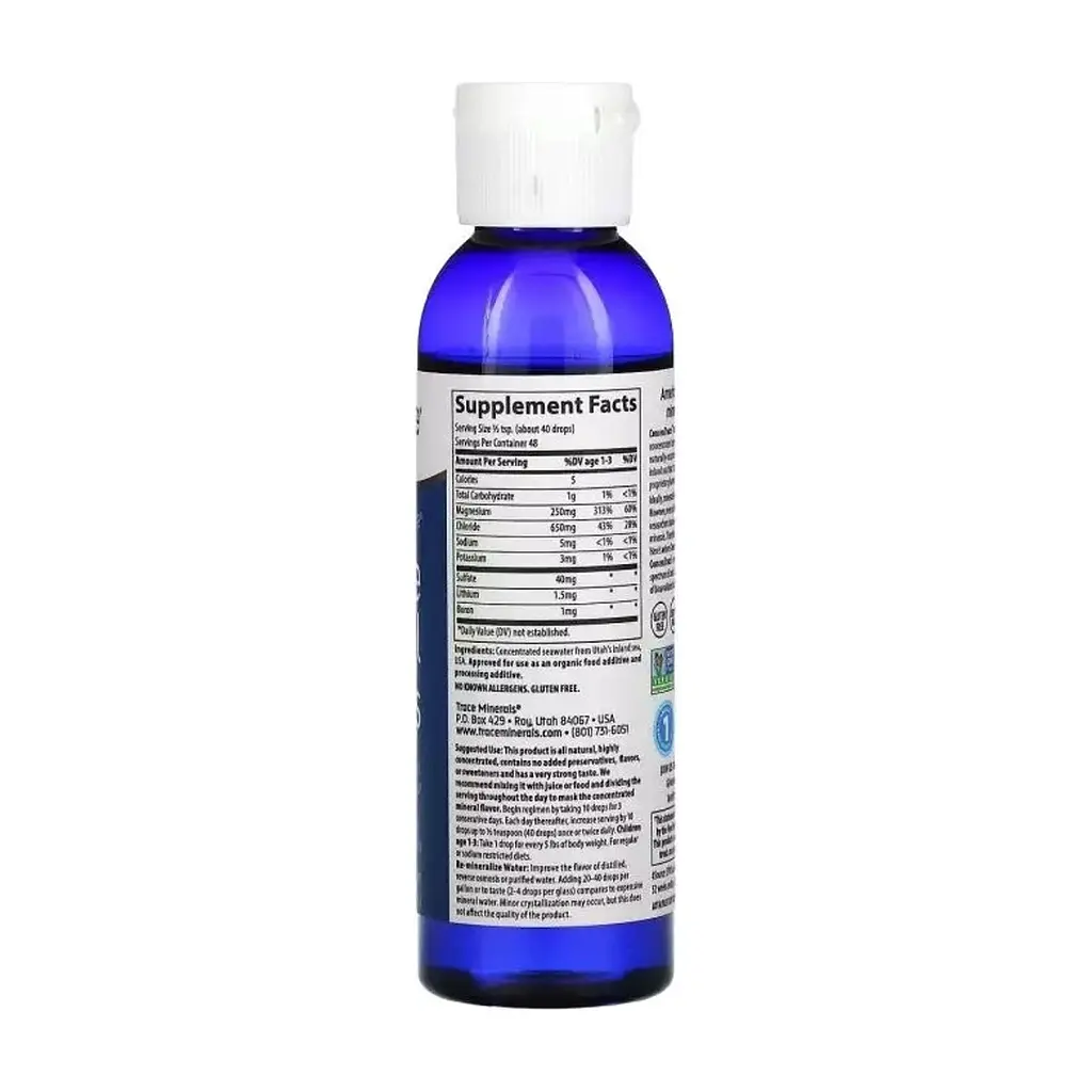 Мінерали Trace Minerals Полный спектр микроэлементов в каплях, ConcenTrace, Full Spectrum, (TMR-00006) - фото 2
