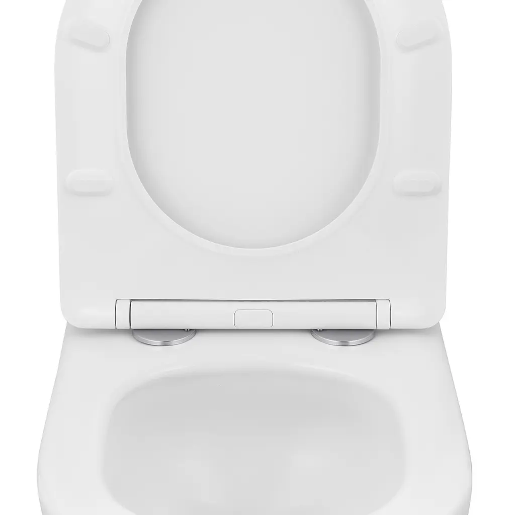 Комплект 4 в 1: Инсталляция GROHE Rapid SL 3 в 1 3884966Q + Унитаз безободочный Kroner Harz WHI483632 TORNADO с сиденьем Slim Duroplast / Soft-close / Quick relase KH483632WHIT (388496 - фото 11