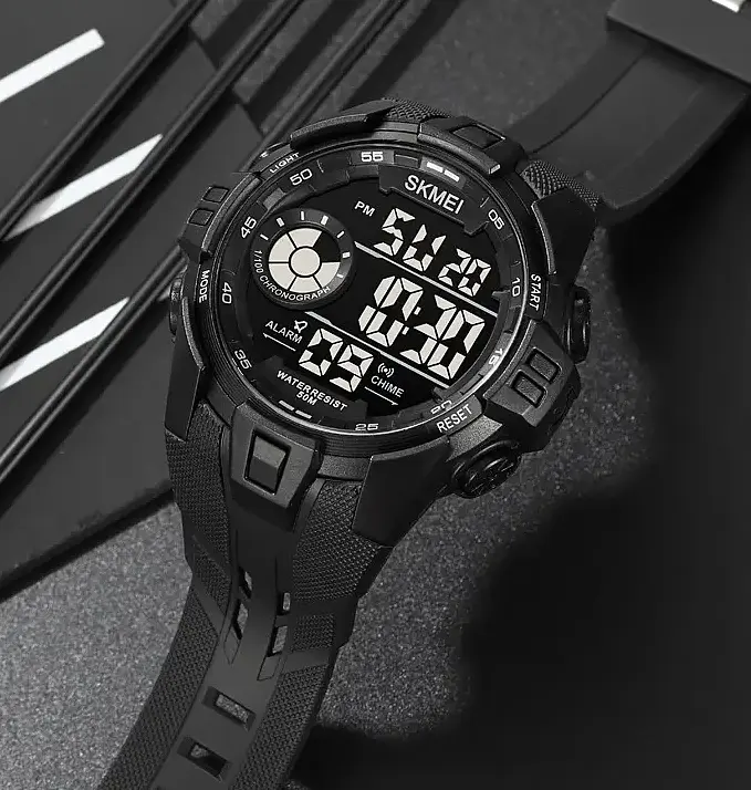 Спортивний годинник чоловічий Skmei 2123 Чорний (2634542139) - фото 4