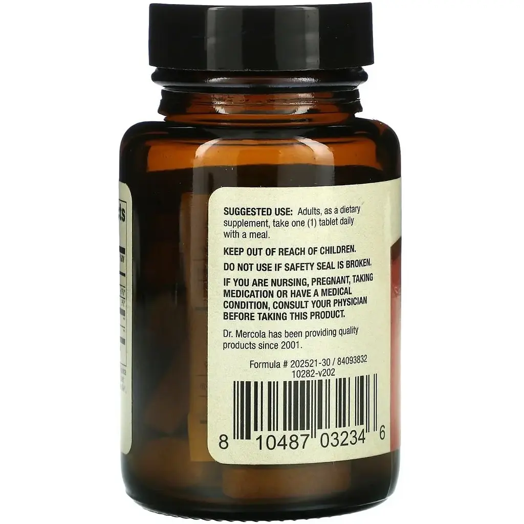 Органічний ферментований Яблучний оцет і Кайенский перець Dr. Mercola Organic Fermented Apple Cider Vinegar and Cayenne 30 капсул - фото 3
