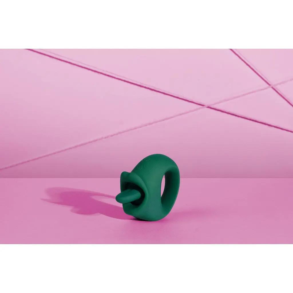 Вибратор для клитора Loveline Licking and Vibrating Clitoral Stimulator зеленый - фото 9