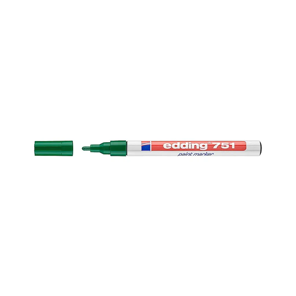 Маркер Edding Paint 1-2 мм круглий зелений (e-751/04)