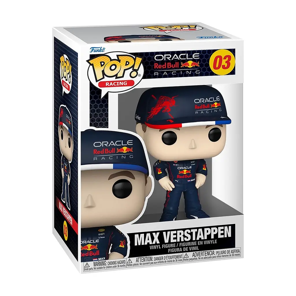 Фігурка Funko Pop серії Формула-1 - Макс Ферстаппен (72217) - фото 3