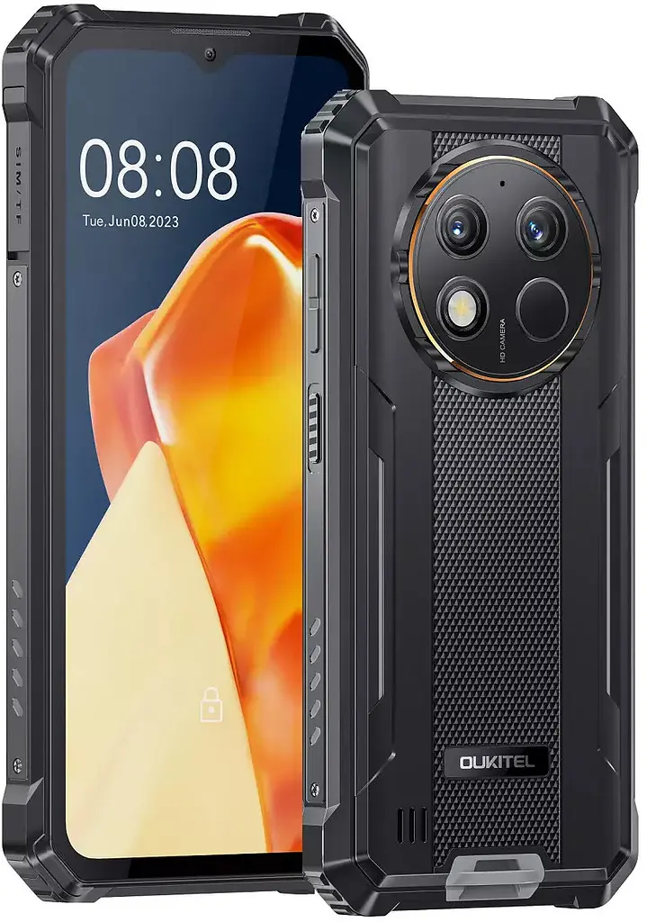 Смартфон Oukitel WP28E 6.5"HD+ /4GB/64GB/T606 /10600mAh /13+5Мп/ IP69K /NFC Чорний - фото 10