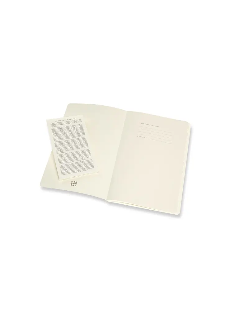 Записник Moleskine Volant середній, Нелінований Незабудка, Бурштин (2 шт) (QP723B41M17) - фото 3