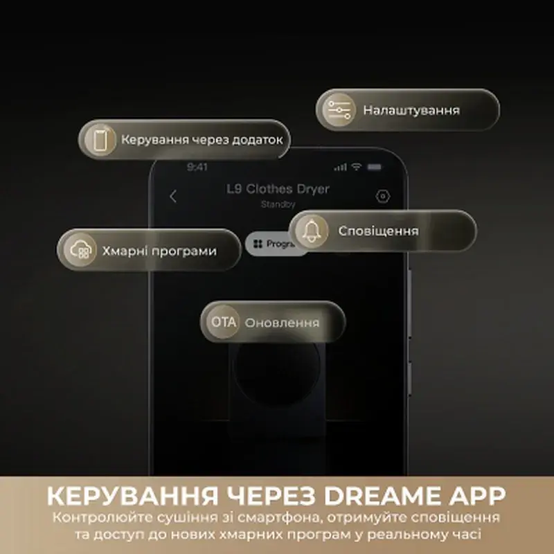 Сушильна машина Dreame L9 (DWD09L90TA) - фото 4