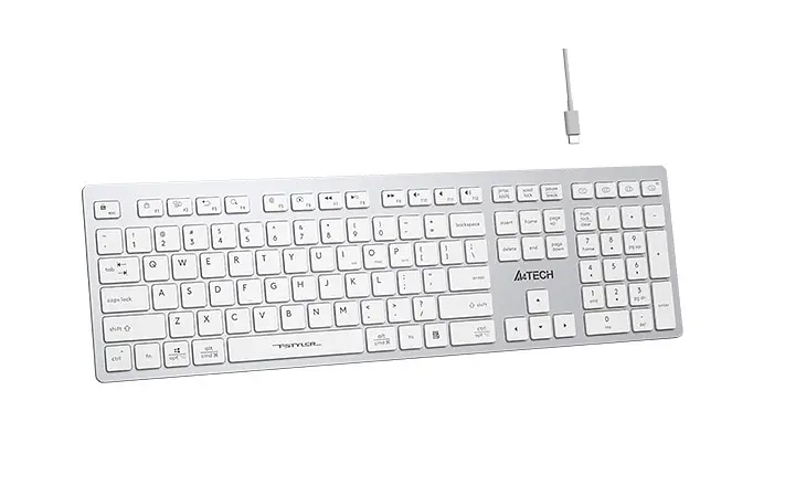 Клавиатура A4Tech FBX50C White [94308] - фото 3