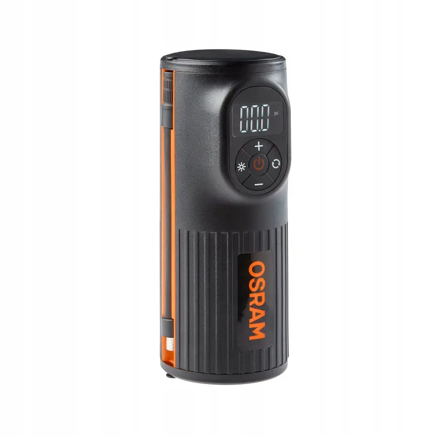 Компресор акумуляторний OSRAM OTIR2000 портативний, з автостопом та цифровим манометром 12В - фото 2