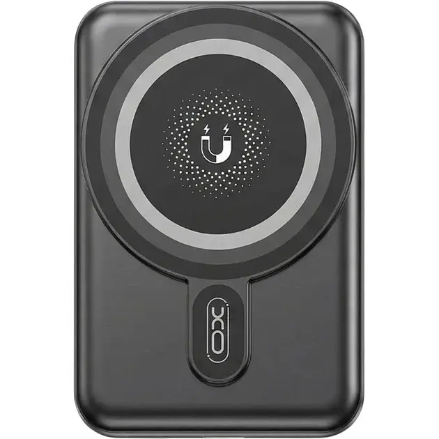 Універсальна мобільна батарея XO PR264 Magnetic 15W + PD20W with a holder 10000mAh Чорний