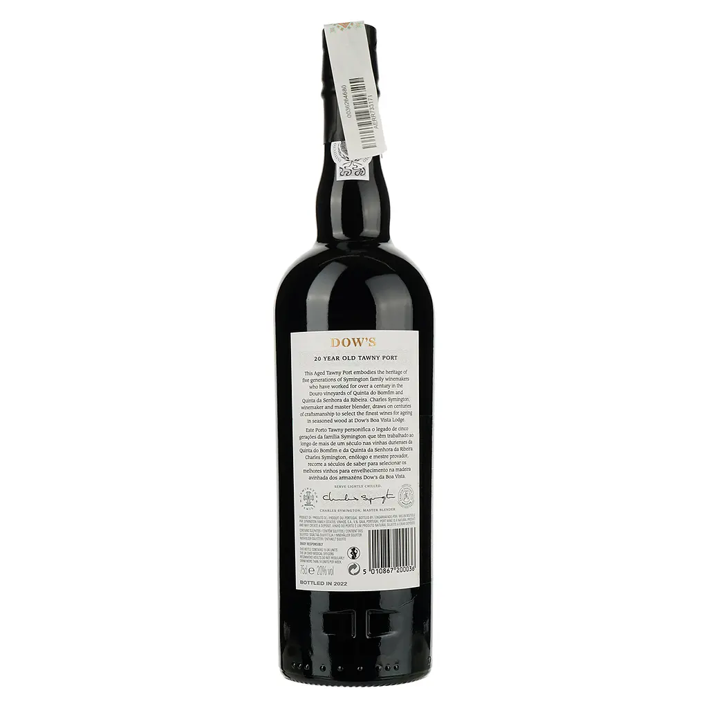 Портвейн Symington Family Estates Dow's 20 YO Tawny, червоний, солодкий, 20%, 0,75 л (8000009452668) - фото 3