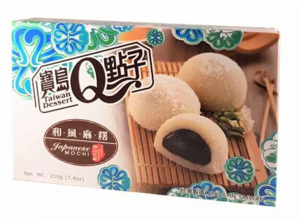 Моті Taiwan Dessert Sesame Mochi з кокосовою стружкою 210г - фото 4